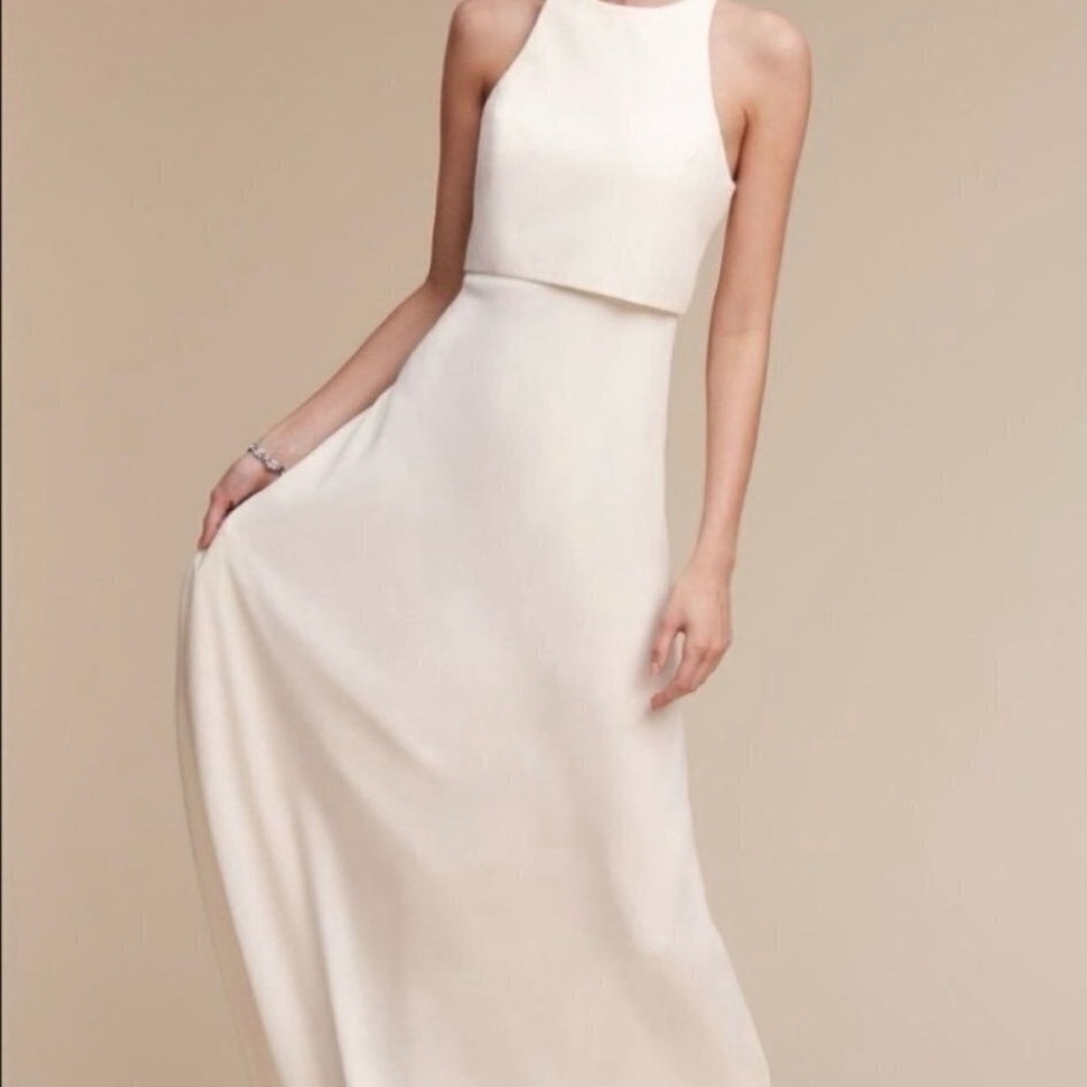 BHLDN Jill Stuart ivory dress